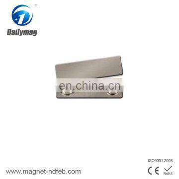 Customized Company Logo Nameplate /company Work Number Scutcheon Work Card Badge Magnet photo-3