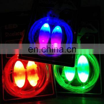 Nylon Polyester Flashing Shoe Laces Light up Shoelaces photo-3