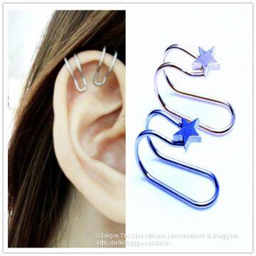 Hot money, simple ears, ear pierced ears, no pierced ears can also wear wholesale jewelry manufacturers.