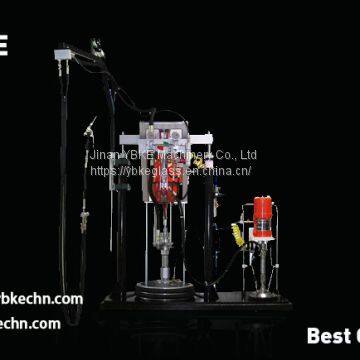 Insulated Glass Manual Hot Melt Extruder Coating Machine With CE Certification