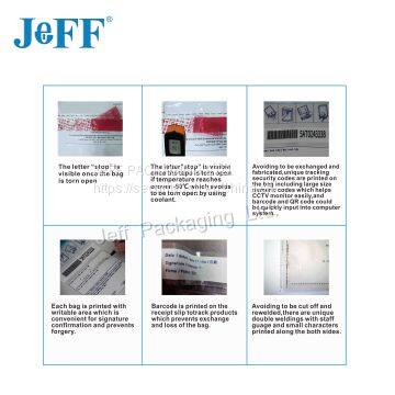 High Quality Customized Design Plastic Security Money Bag photo-5