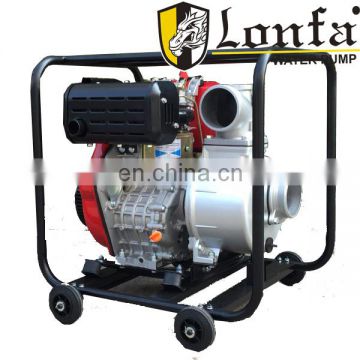 High Capacity LONFA 100mm 4inch 4 inch 4"  Diesel Power Water Pumps for irrigation