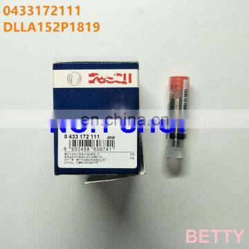 100% Original fuel Nozzle DLLA152P1819 0433172111 for Injector 0445120170 0445120224