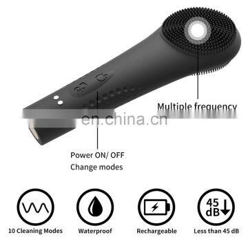 LEVETT Misia Amazon Hot Sale Rechargeable Silicone Facial Cleansing Instrument photo-4