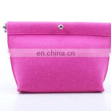 factory directly wholesale Felt Cosmetic Accessory handle Bag