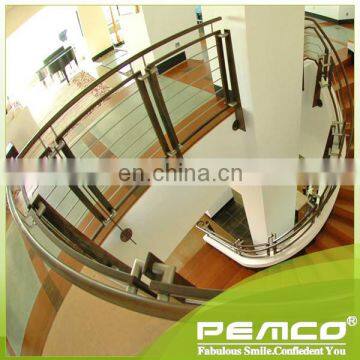 Wholesale Indoor Multipurpose Handrail Glass Stainless Steel Balustrade/Aluminum Glass Balustrade photo-6