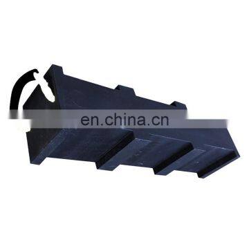 latest type milling track pad, uhmwpe engineering block, pe plastic block