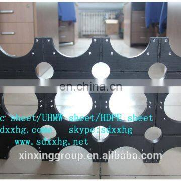 UHMWPE plastic spacer for pipe / high density HDPE polyethylene plastic spacer for pipe