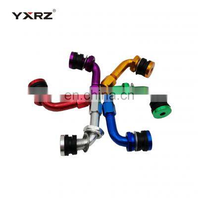 Colorful bolt-in PVR32 valve stems modified motor replacement tubeless tire valves for motorcycle