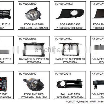 FOR VW Caddy Front Bumper Grille Fog Lamp Case Cover Without Hole photo-2