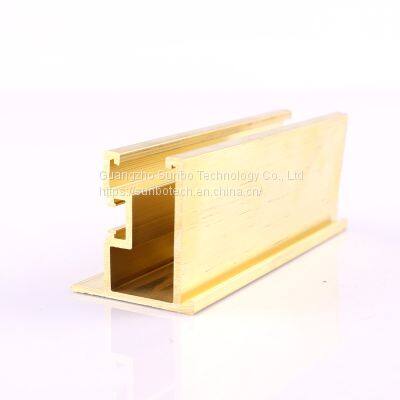 Customized Design Extruded Decorative Brass Brass Window Frame photo-2