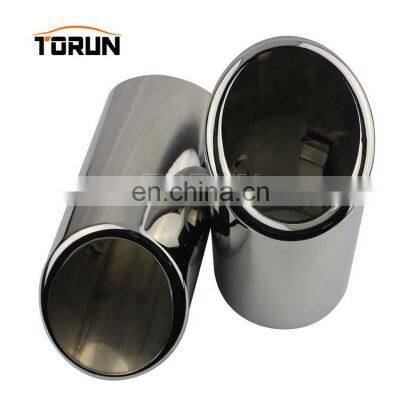 New style Universal exhaust muffler for audi Q7 Mirror polish