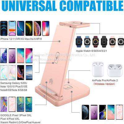 20W 3 in 1 Wireless Charger Stand for IPhone 13 12 11 XS XR X 8 AirPods Pro Charging Dock Station For Apple Watch IWatch 7 6 photo-4