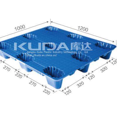 high-density virgin PE plastic pallet of china manufacturer 1210C CSJJ BLOW MOLDING PALLET