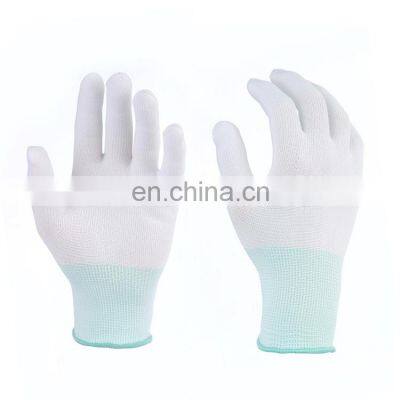 13G 4131 Seamless Knitted White Nylon Glove Liner