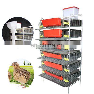 Layers Cage Commercial 6 Layers Quail Cage Poultry Animal Cage 200-300 Quail Breeding Automatic Feeding photo-2
