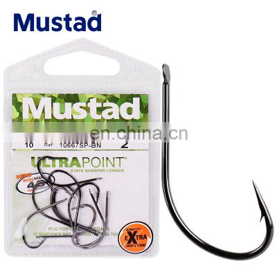 10667 small carp fishing hooks mustad carbon steel  fresh water fishhook for stream fishing