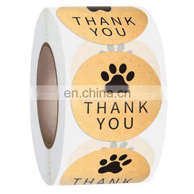 pet transparent pvc custom logo printing packaging label paper sticker set