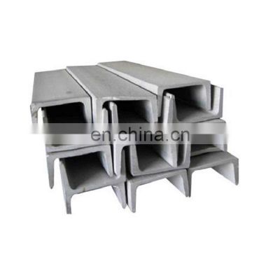 U Shape Channel Lip Channel AISI 316 316L Hot Rolled Stainless Steel Channels with Factory Prices