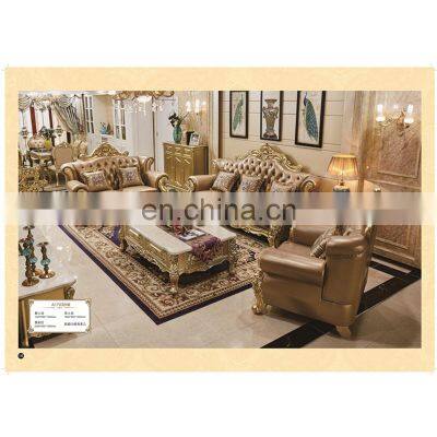 New Italy Design Luxury Sofa Sets Latest Custom Living Room Solid Wood Furniture Genuine Leather Sofa Bed