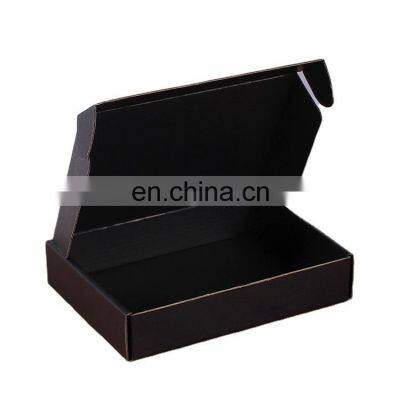 paper box black Foldable Easy Shipping Black Paper Box for Shoes Packaging shipping box