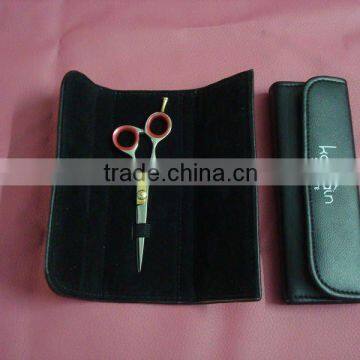 Hair Scissors Case for One Scissor made of Synthetic Leather