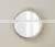 round fancy silver metal wall mirror