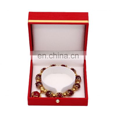 Luxury PU leather jewelry box packaging bangle box necklace ring bracelet