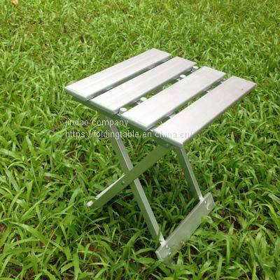 Foldable Stool Aluminum Folding Stool Outdoor Leisure Camping Fishing Stool Side Table