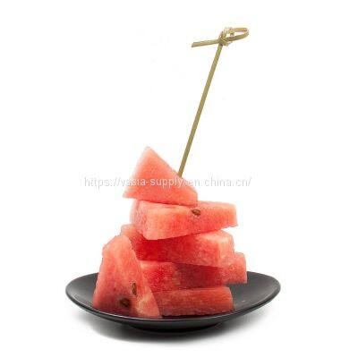 Disposable bamboo knot picks 12cm Bamboo Cocktail Skewers for fruit, appetizers,barbecue