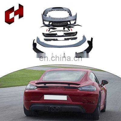 Ch New Product Wide Enlargement Side Skirt Front Bar Headlight Front Bar Body Kits For Porsche 718 2016-2018 To Gts