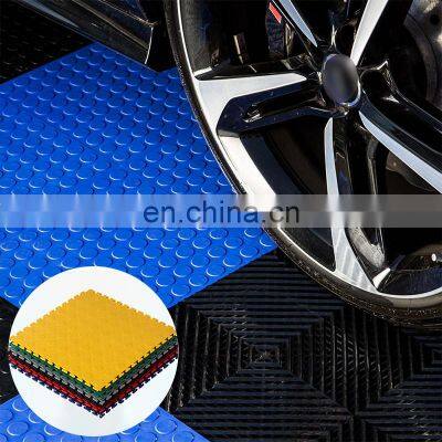 CH High Quality Popular Products Vented Interlocking Modular Removeable Waterproof 40*40*0.6cm Garage Floor Tiles