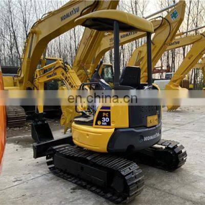 Stock komatsu mini crawler excavator pc30 pc35 digging machinery