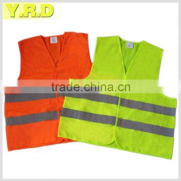 Yellow color with high quality warning vest , safety vest