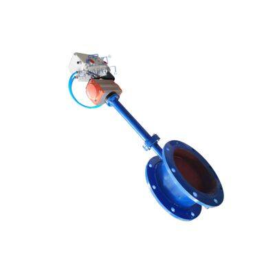 Latest Design High Temperature Resistant Pneumatic Air Valve Butterfly Valve Durable Flange Flue Gas Valve Air Valve photo-3