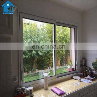 cheap price 1.4mm thickness aluminum casement window with single glass factory glass windows doors