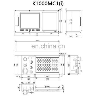 K1000M(-)C(i) KND CNC Control System of Milling Machine KND Cnc Milling Machine Control Panel photo-4