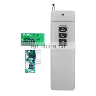 High-power remote control 3000 m + receiver module remote wireless transceiver remote learning Kit 433