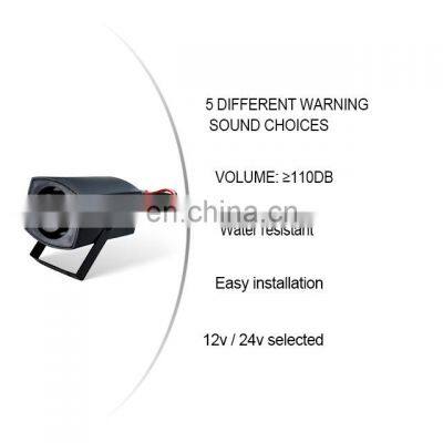 Promata High Quality Siren Reversing Alarm DF-2705 Buzzer Siren 12~24V 120dB High Alarm photo-2