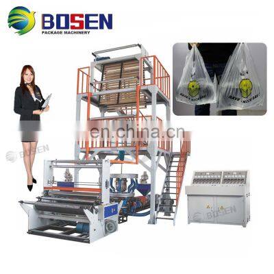 ABA Three-Layer Co-extruder Pe Film Blowing Machine