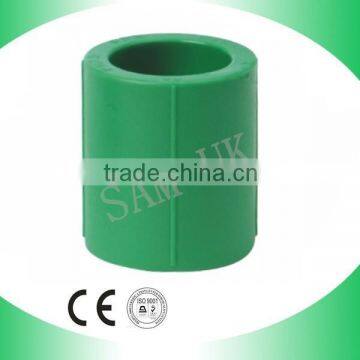 Green PPR Plumbing Fitting PPR Socket Coupling