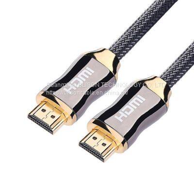 Zinc Aloy Metal Head  2.0V 4K HDMI Cable forHome Theatre, HDTV, Gaming Console, Streaming Devices