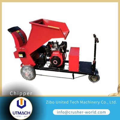 customized diesel wood chipper machine factory