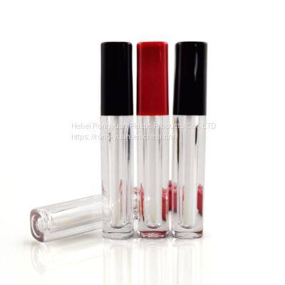 Wholesale Eyeliner Mascara Empty Round Lipstick Container Glass 5ml Cosmetic Lip Gloss Tubes photo-3