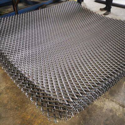 A Metal Mesh Surface With Diamond Holes Antifall Net For Viaduct Pvc Spray photo-5