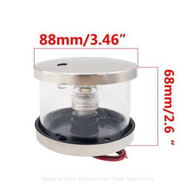ISURE MARINE Boat Yacht Supplies 12V LED Navigation Bow Lights Stainless Steel Accessories，Three Color Options photo-3