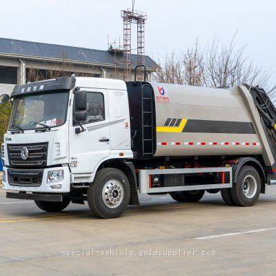 F5 New Compression Garbage Truck, Super Cost-effective With Yuchai 200 Gold Power photo-3