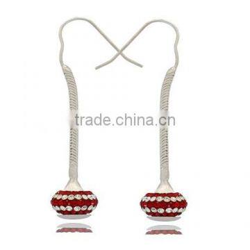 Fancy Enamel Crystal Ball Drop Earrings in Wholesale From Shenzhen photo-3