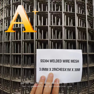 Stainless Steel 304 316 welded Wire mesh panel and rolls. high quality competitive price BOLI WELDED MESH