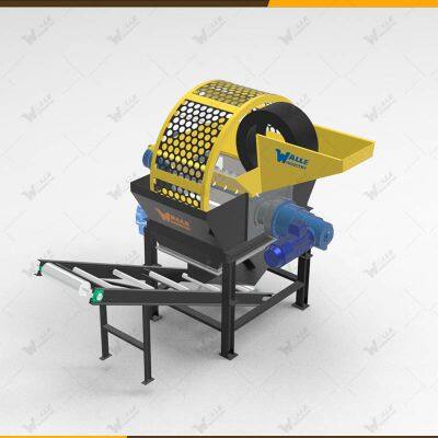 food waste (recycling)  pre shredder pipe plastic pot crusher